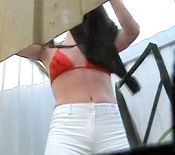 Snake upskirt